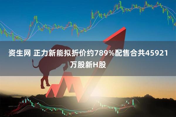 资生网 正力新能拟折价约789%配售合共45921万股新H股