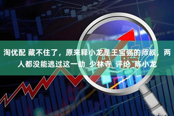 淘优配 藏不住了，原来释小龙是王宝强的师叔，两人都没能逃过这一劫_少林寺_评论_陈小龙
